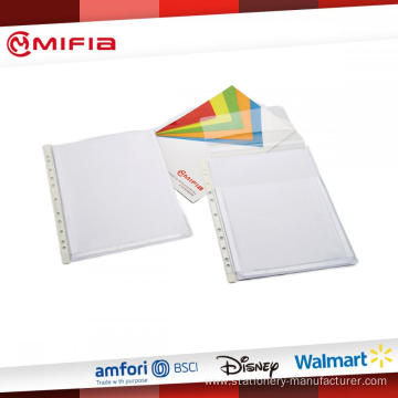 11-Hole Sheet Protector for Binders with Cover